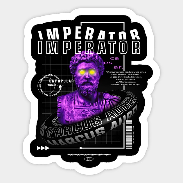 Imperator Modern Streetwear Sticker by DChanCeative.Std